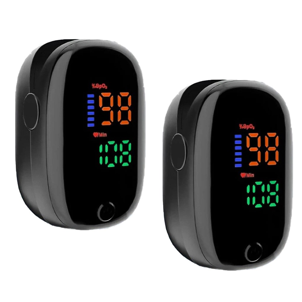 2X Digital Finger Pulse Oximeter Finger Clip LED SpO2 Heart Rate Monitor USA