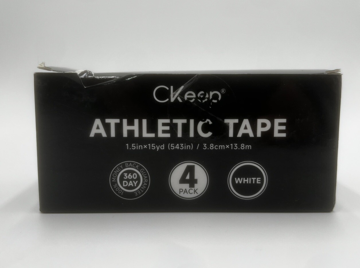 Athletic Tape Very Sturdy No Glue Residue,Wrist Ankle Tape for Muscle 4Pack 1.5"