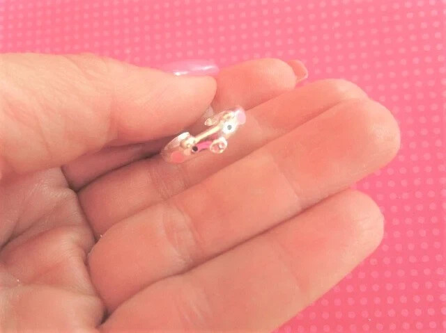 Pig sterling silver toe ring