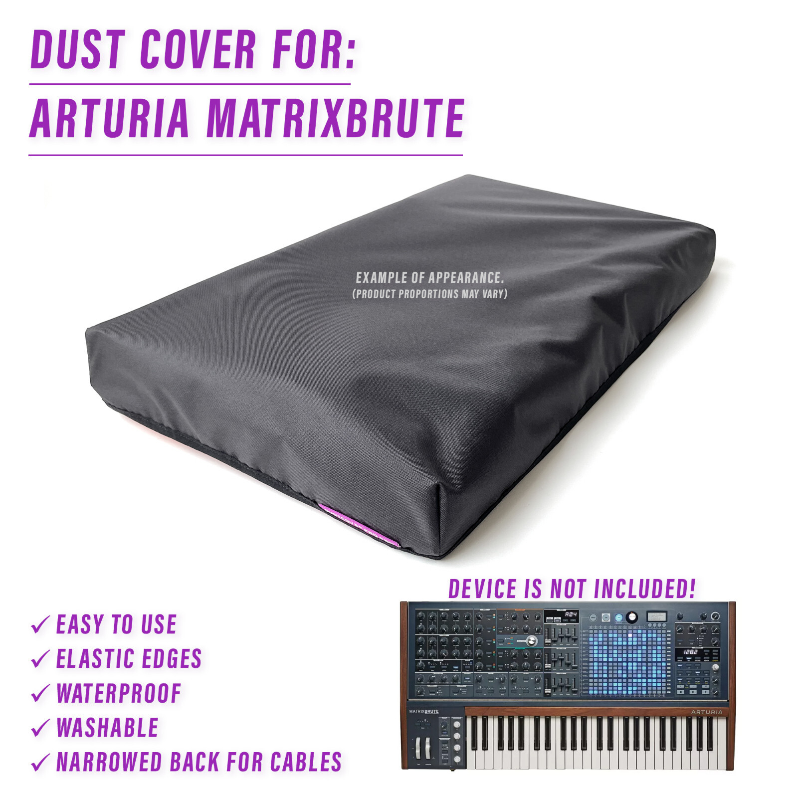 DUST COVER for ARTURIA MATRIXBRUTE