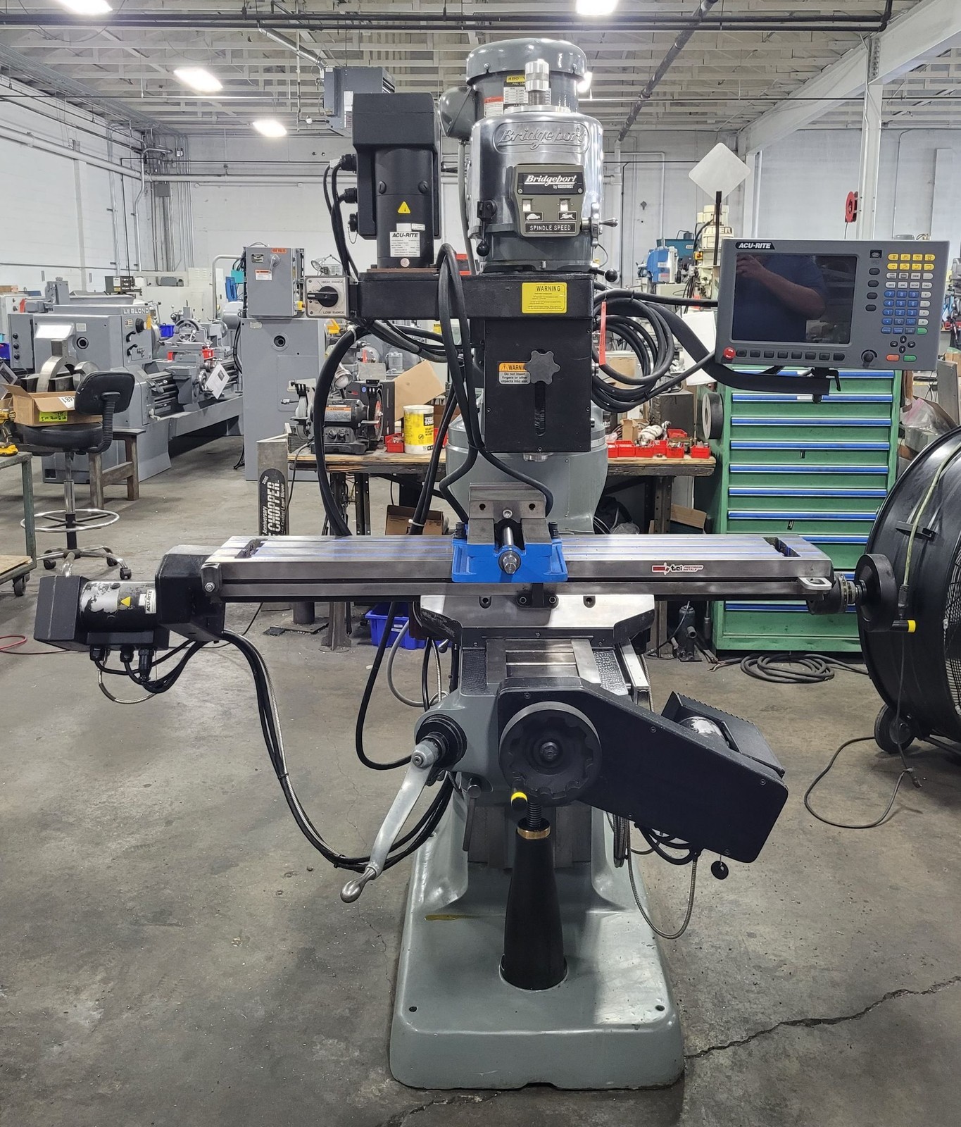 Bridgeport 3 Axis CNC Knee Mill w/AcuRite Millpwr G2 Controller