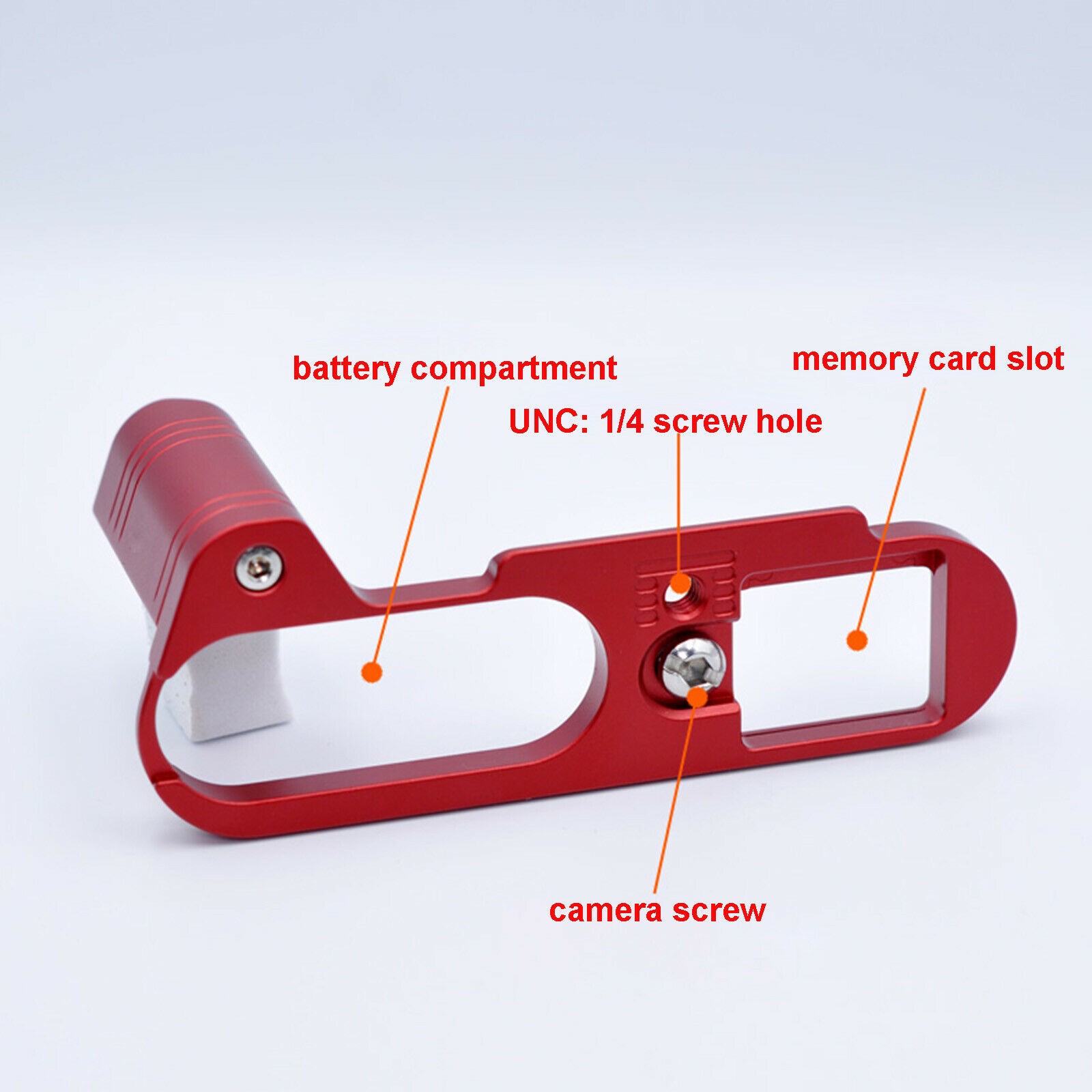 Aluminum Bracket Hand Grip & Wrench Quick-Release Holder For Leica Q2 Camera