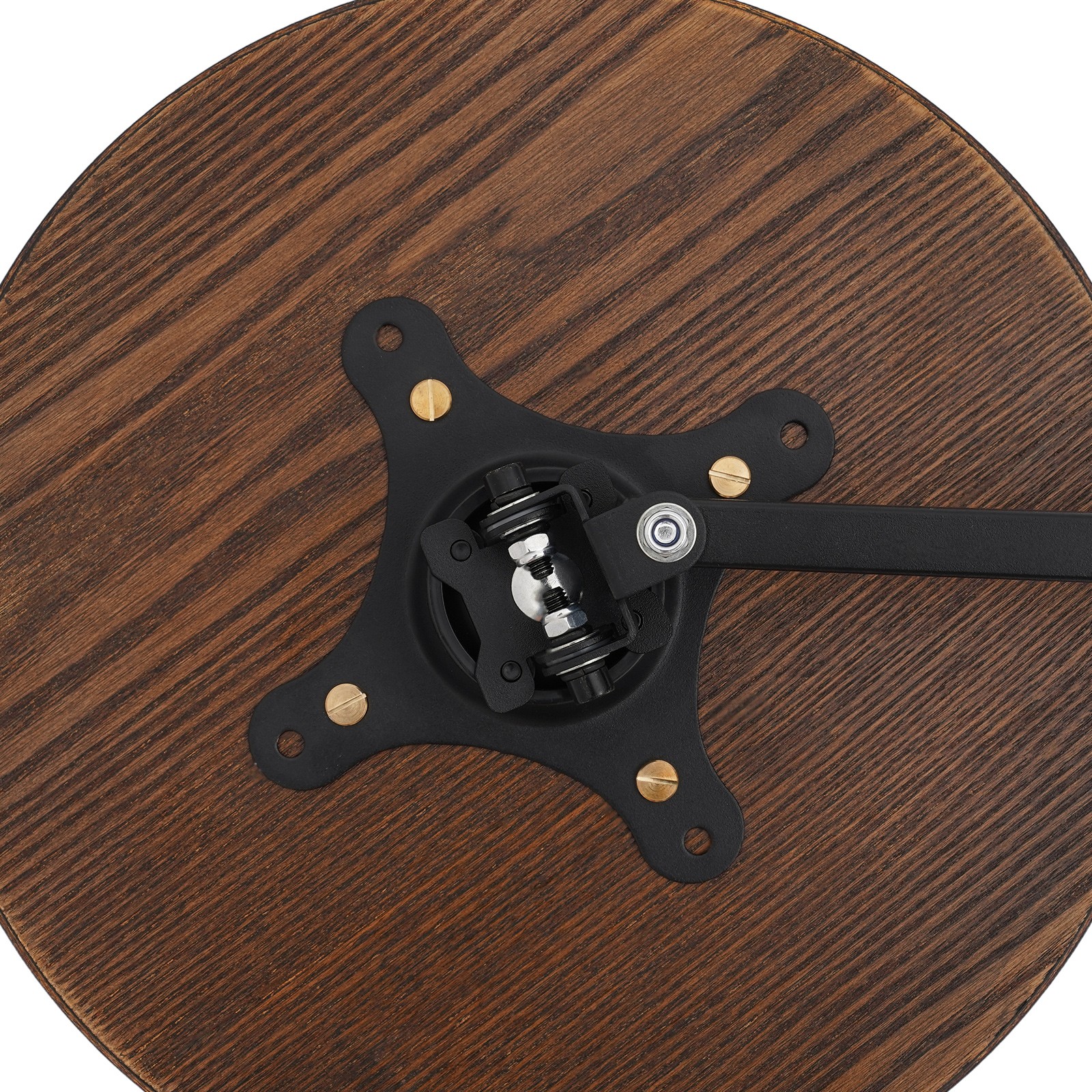 30cm(D) Round Wall Table, Foldable Reading Desk, Bedside Table, Wall-Mount Desk
