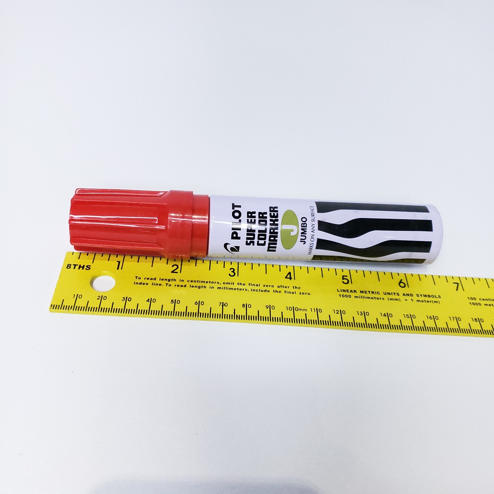 Pilot Jumbo Refillable Permanent Marker Chisel Tip Red SC-6600 Heavy Duty
