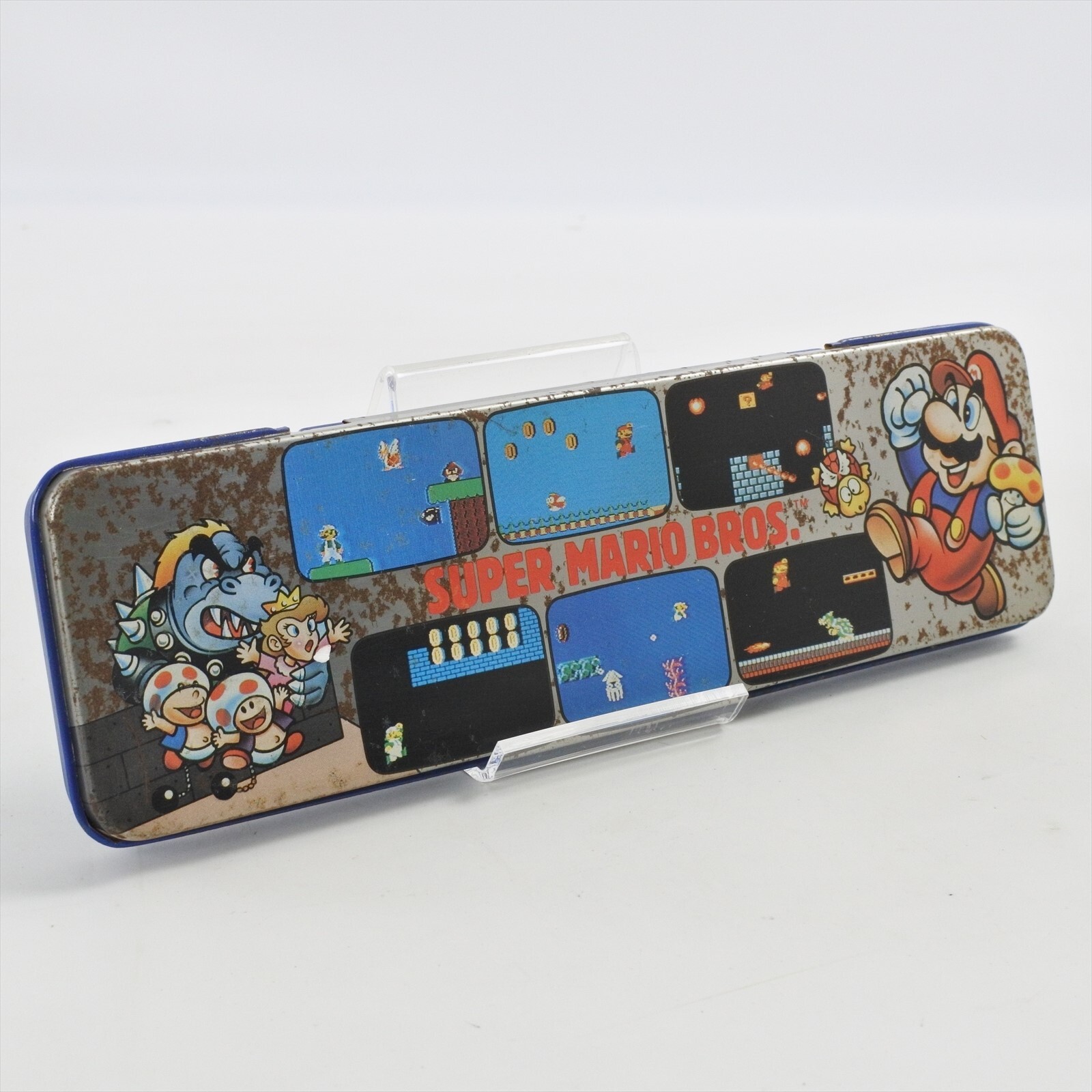 Famicom Super Mario Bros. Can Pen Case NES Family computer Nintendo Ref 0309