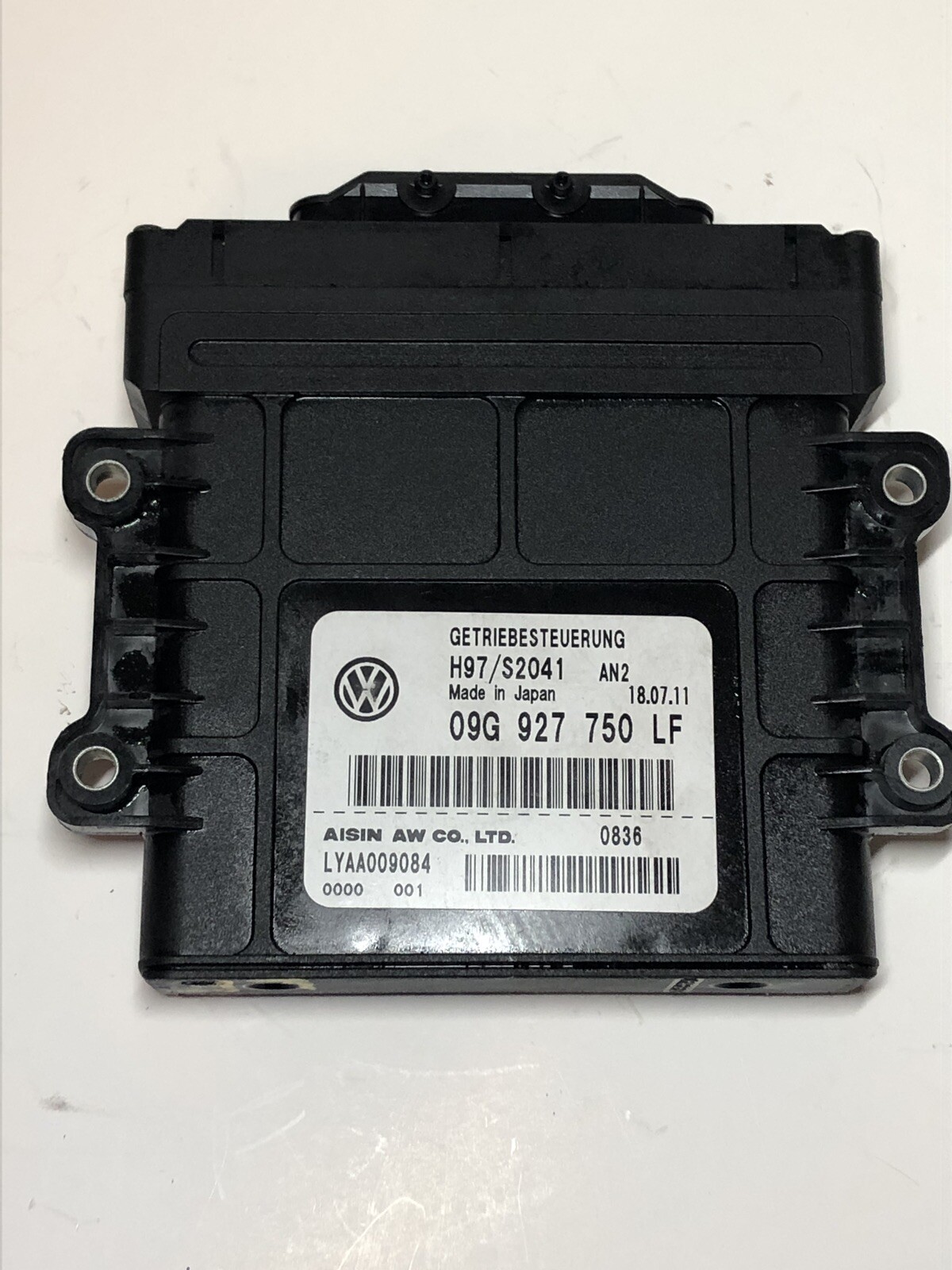 14 13 12 11  Jetta Transmission Control Module, TCM, 09G 927 750 LF, OEM