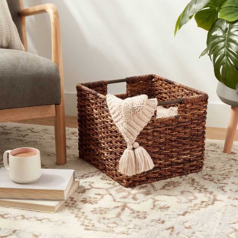 Large Woven Abaca Crate