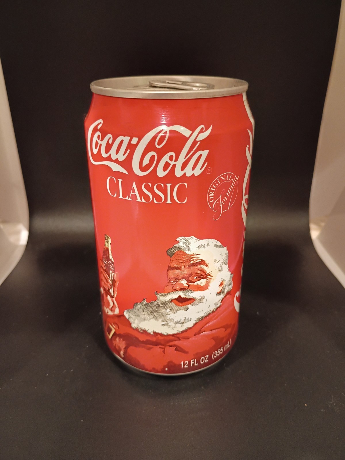 Coca-Cola Christmas Santa 12oz Soda Can NEVER OPENED circa 1993