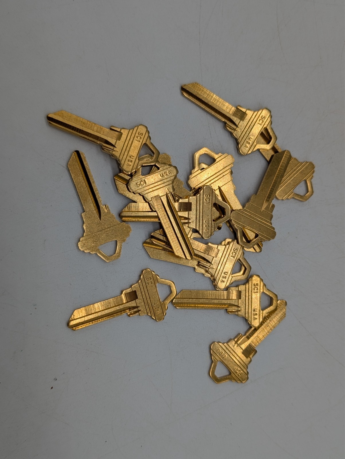 Taylor Key Blanks Brass Schlage SC1-BR 250 pack