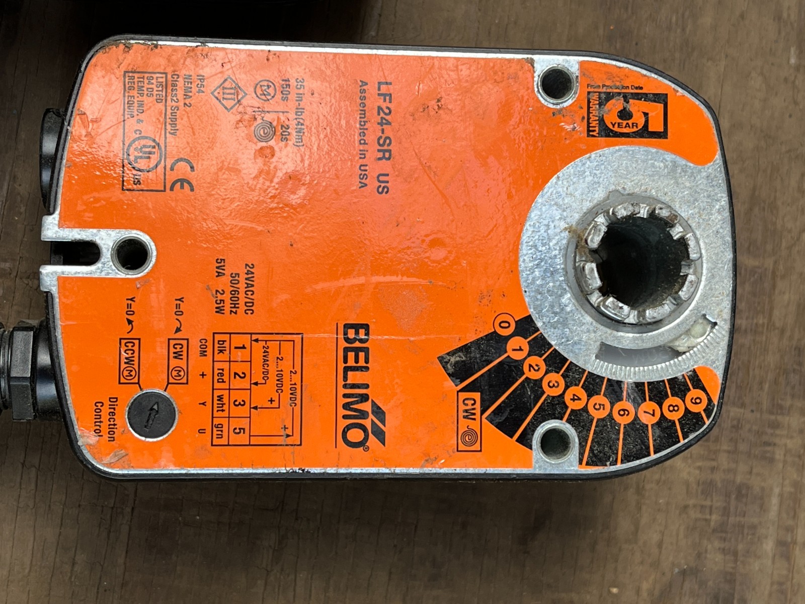 BELIMO LF24-SR US Spring Return Damper Actuator 8 IN THE LOT