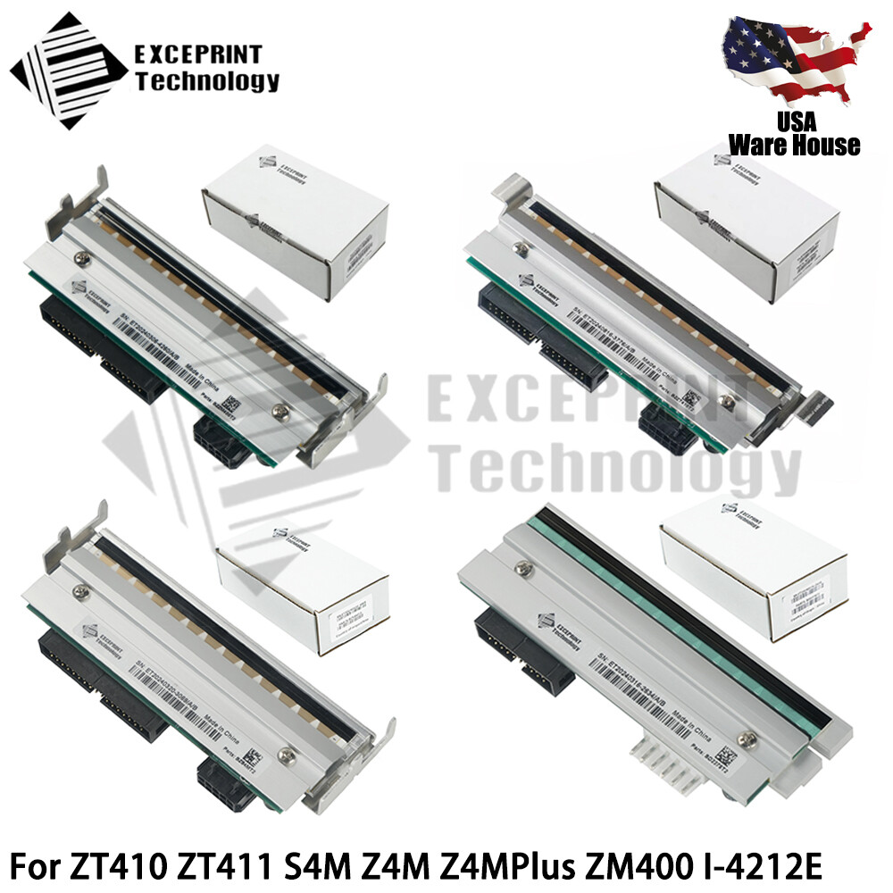 ✅ PrintHead For ZT410 ZT411 S4M Z4M Z4MPlus ZM400 I-4212E Thermal Printers USA ✅
