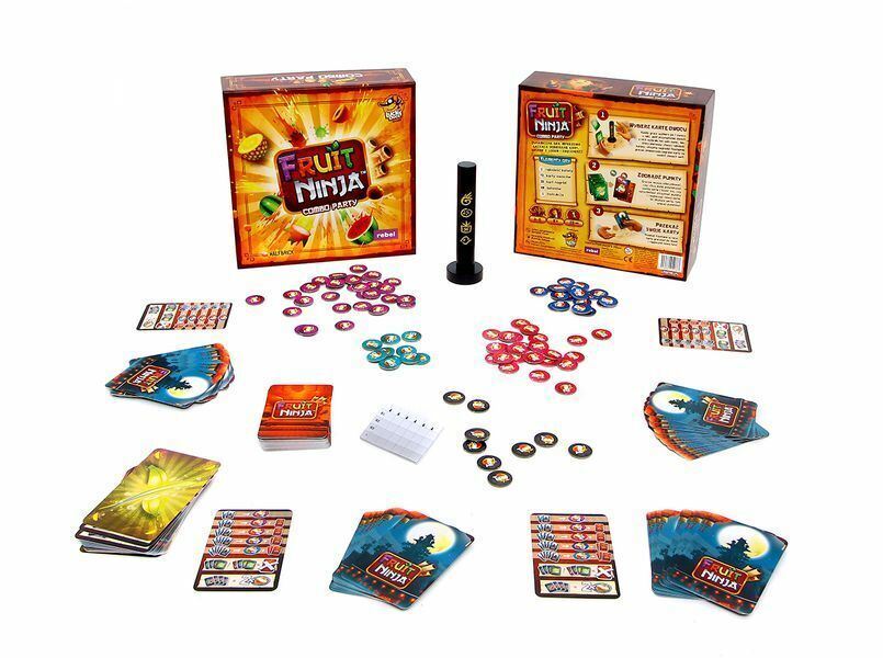 Fruit Ninja: Combo Party Board Game [Lucky Duck Action Cards 3-6 Players] NEW