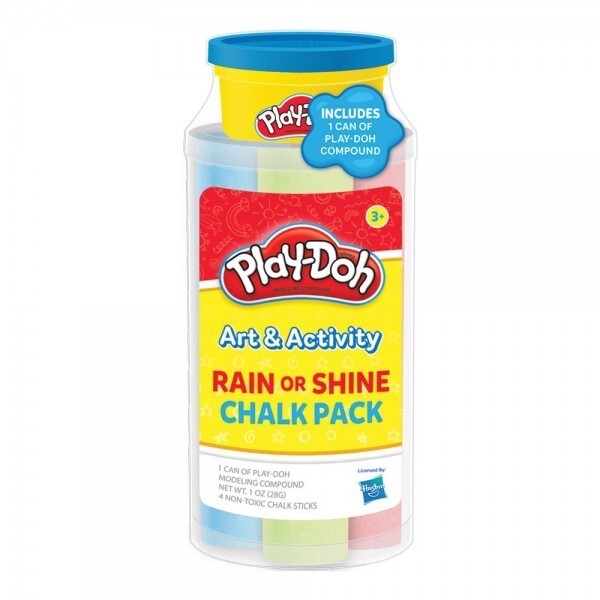 Play-Doh Rain or Shine Chalk Pack, 4 Sticks