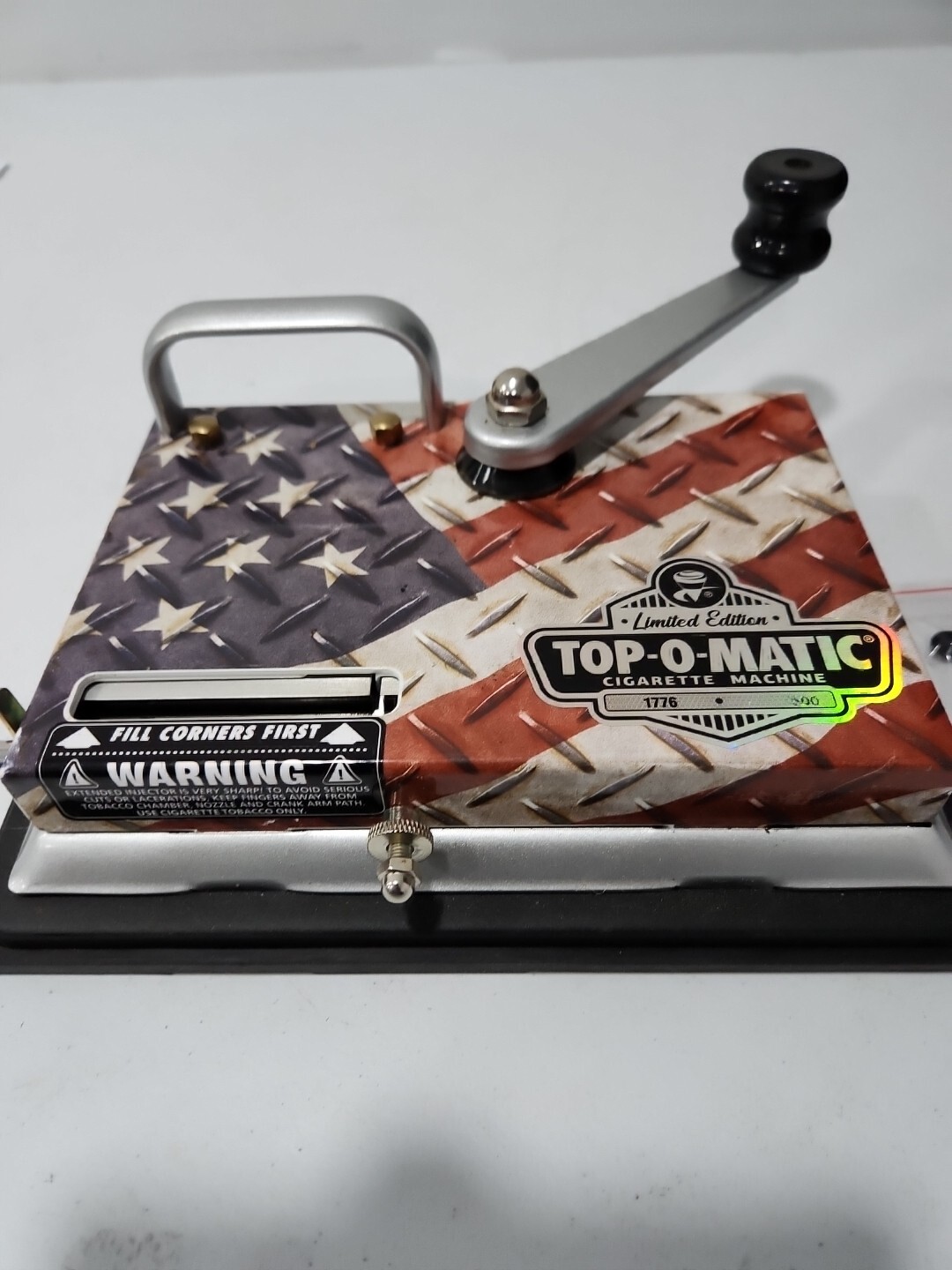 top-o-matic cigarette rolling machine - bi-centennial model