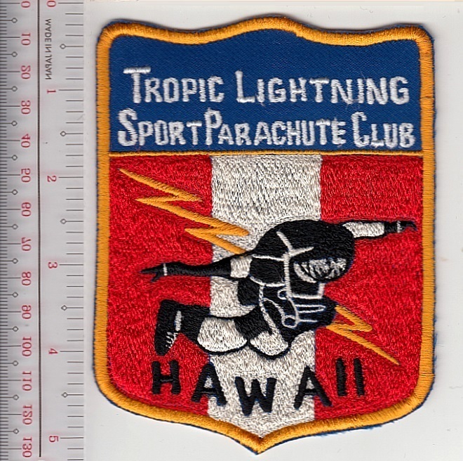 Freefall HALO US Army Sport Parachute Club, 25th Infantry Division NO TARIFF