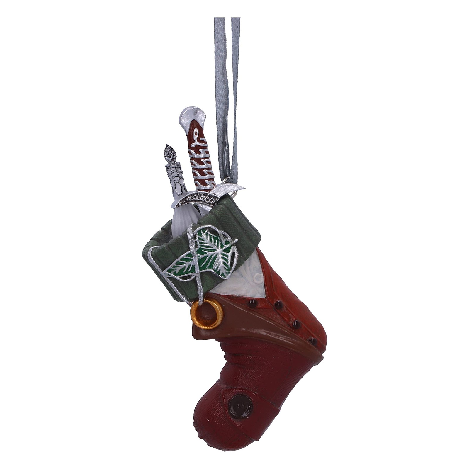 Nemesis Now Lord of Rings Frodo Stocking Ornament 8.6cm Resin Hand-Painted NEW