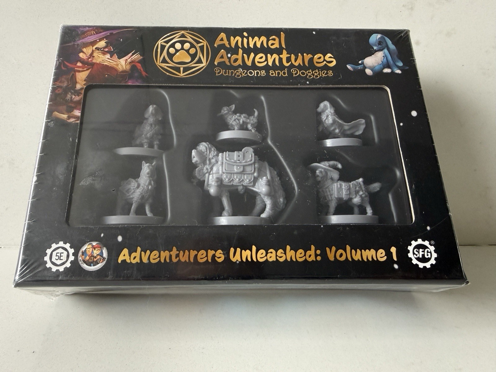 NEW Animal Adventures Dungeons & Doggies Adventures Unleashed Volume 1 Minis