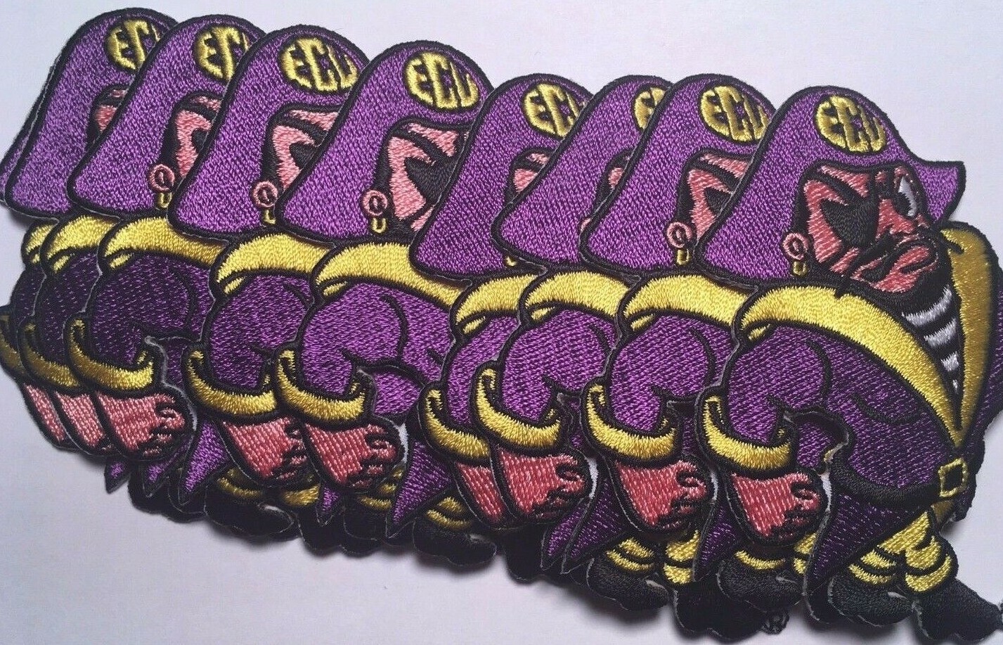 East Carolina patch ECU patch 3.5 inch tall iron-on patch ECU PIRATES ecu patch