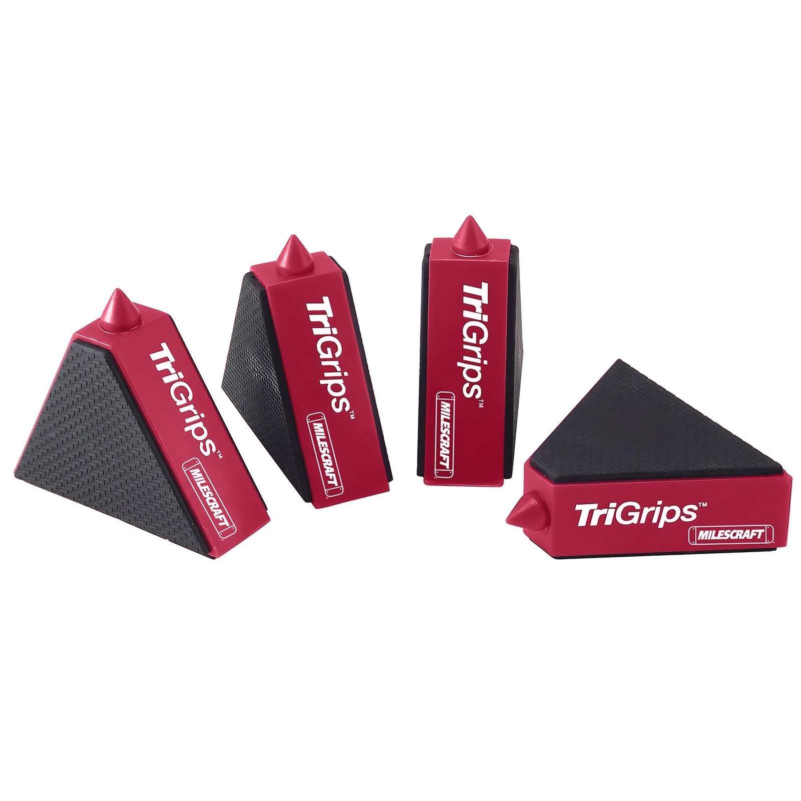 Milescraft 1600 TriGrips - Triangle Bench Cookie Work Grippers, for Red
