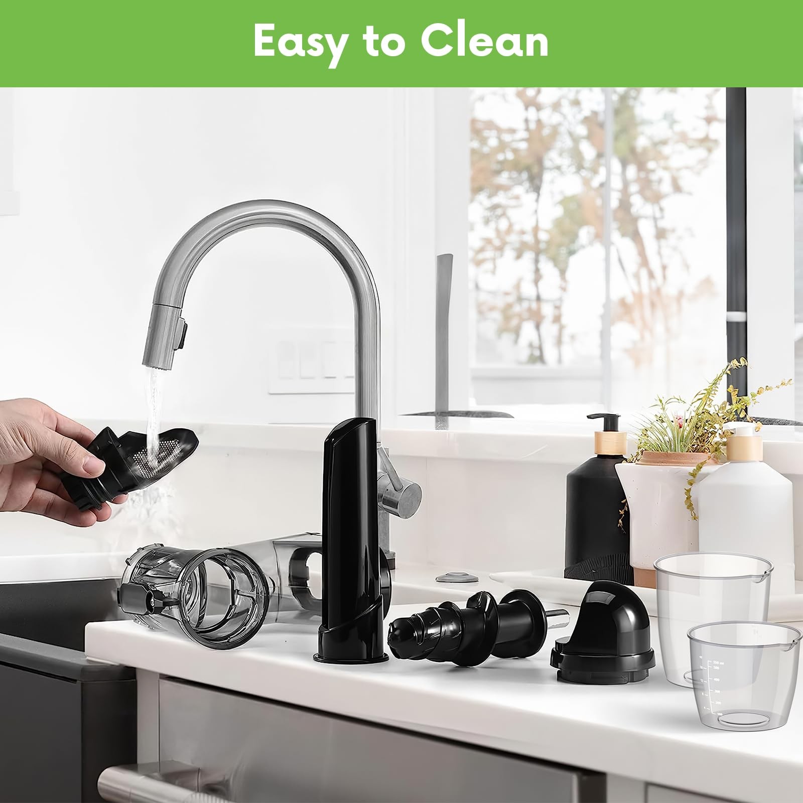 Masticating Juicer Attachment for KitchenAid Stand Mixer - Cold Press Dual Fe...