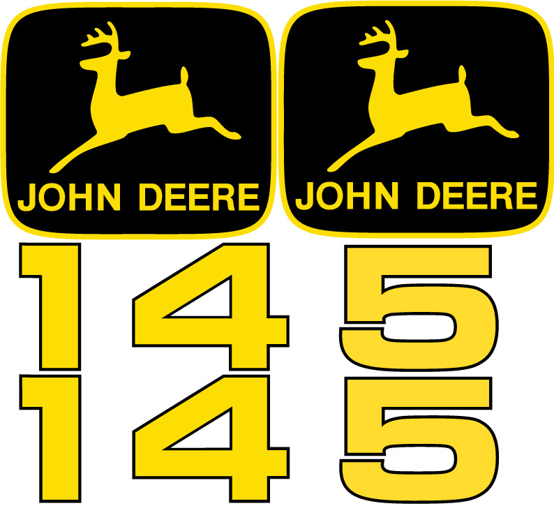 145 John Deere Loader Decal Set