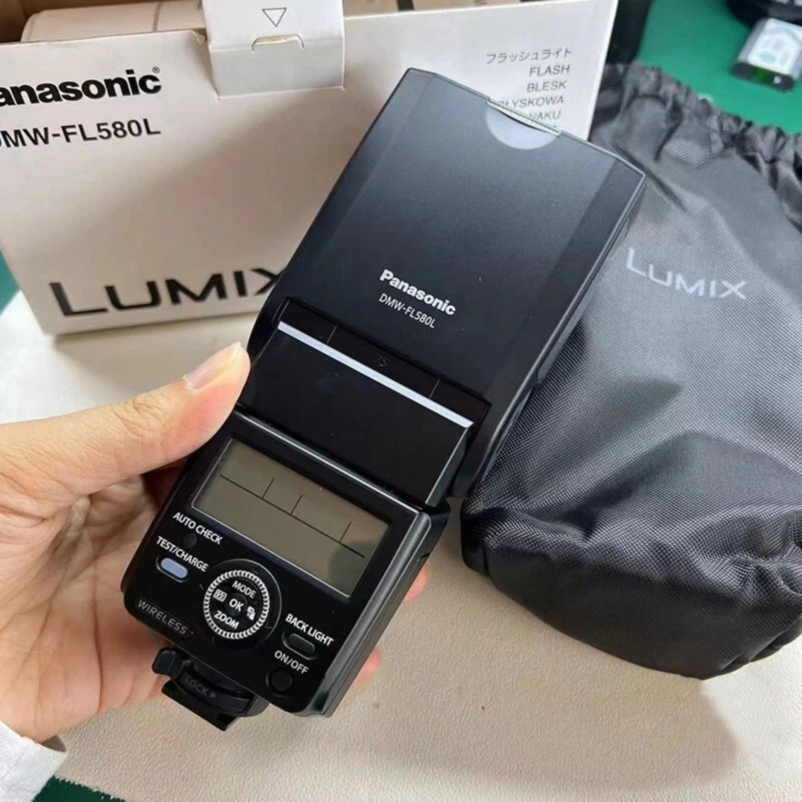 Panasonic DMW-FL580L top flash for Panasonic GH3 GH4 GH5 GH5II GH5S GH6 S1 S5