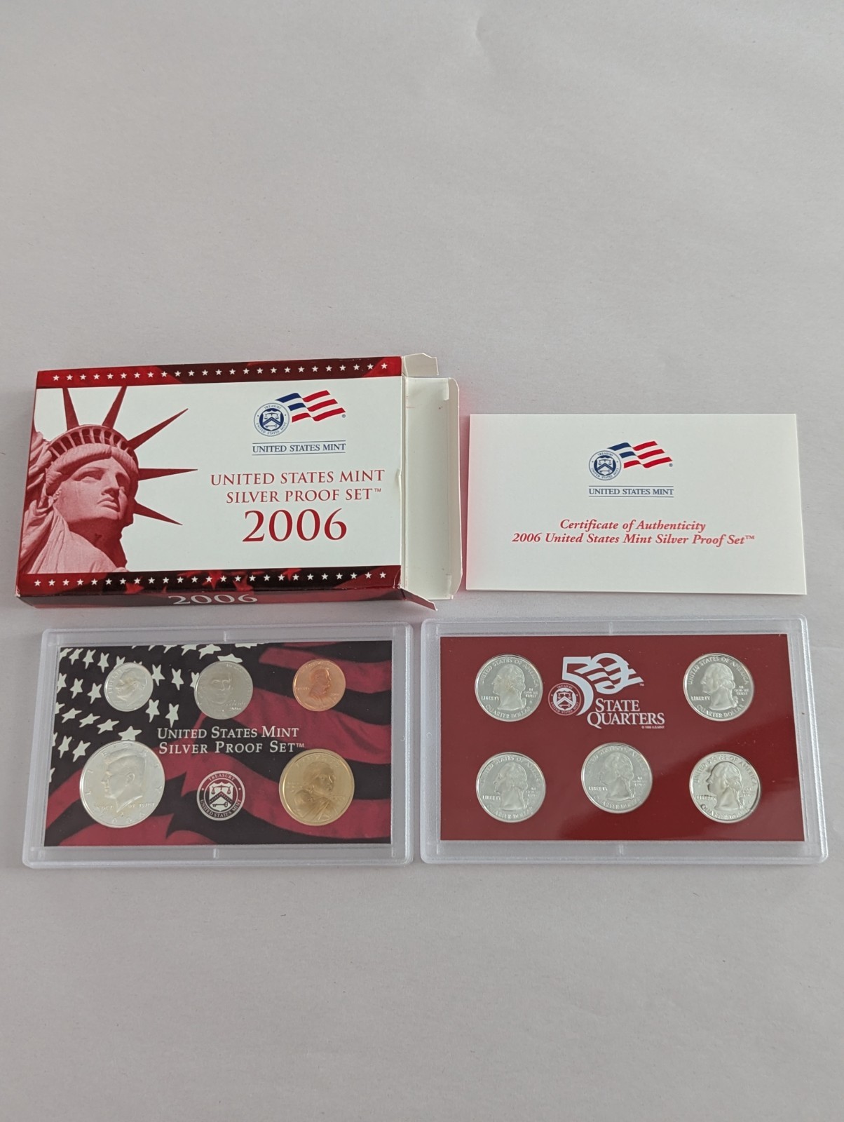 2006 United States Mint Silver Proof Set - complete in Mint Box w/ COA