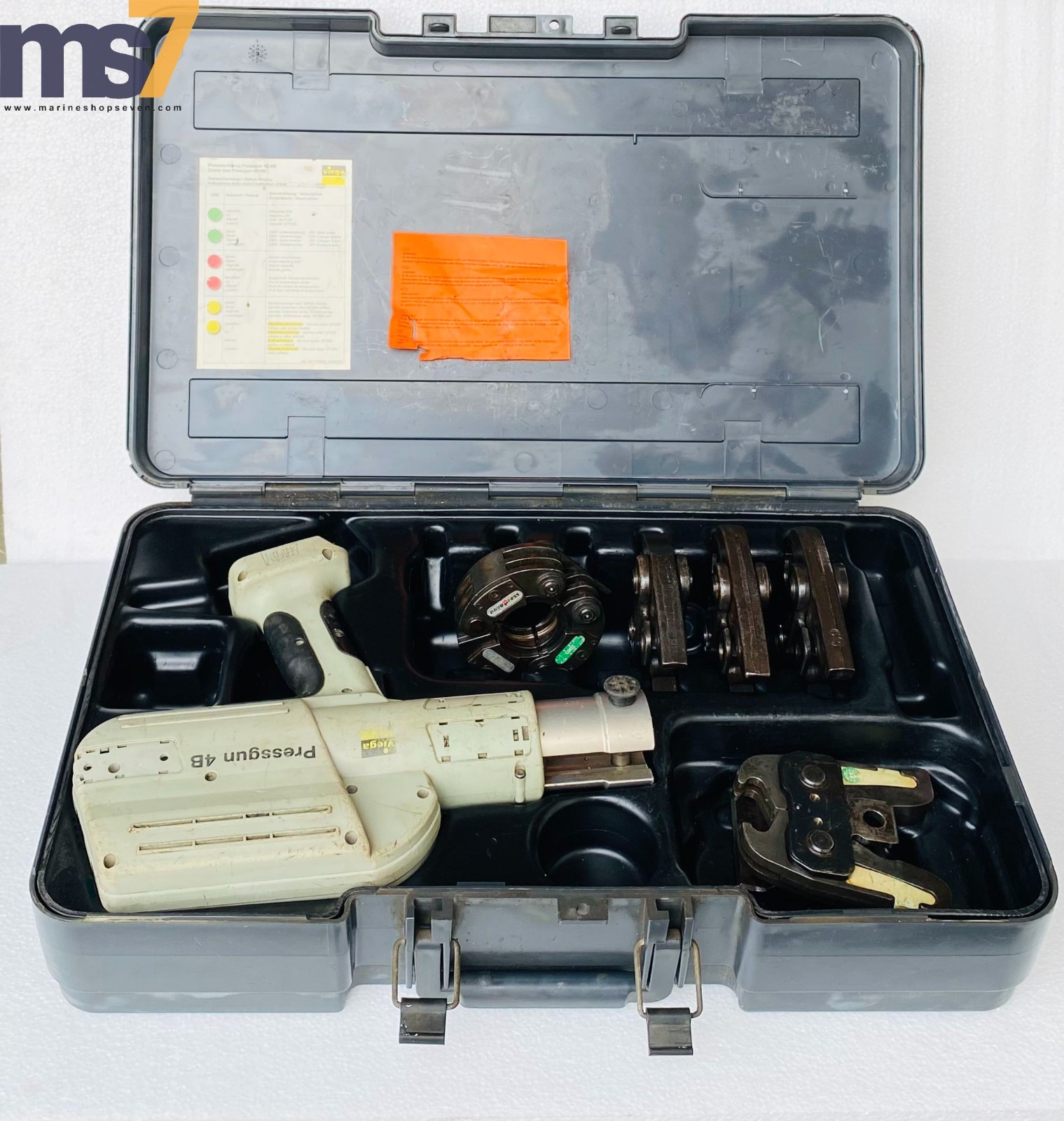 VIEGA PRESSGUN 4B BATTERY OPERATED HYDRAULIC PRESS CRIMPING MACHINE #NOT WORKING