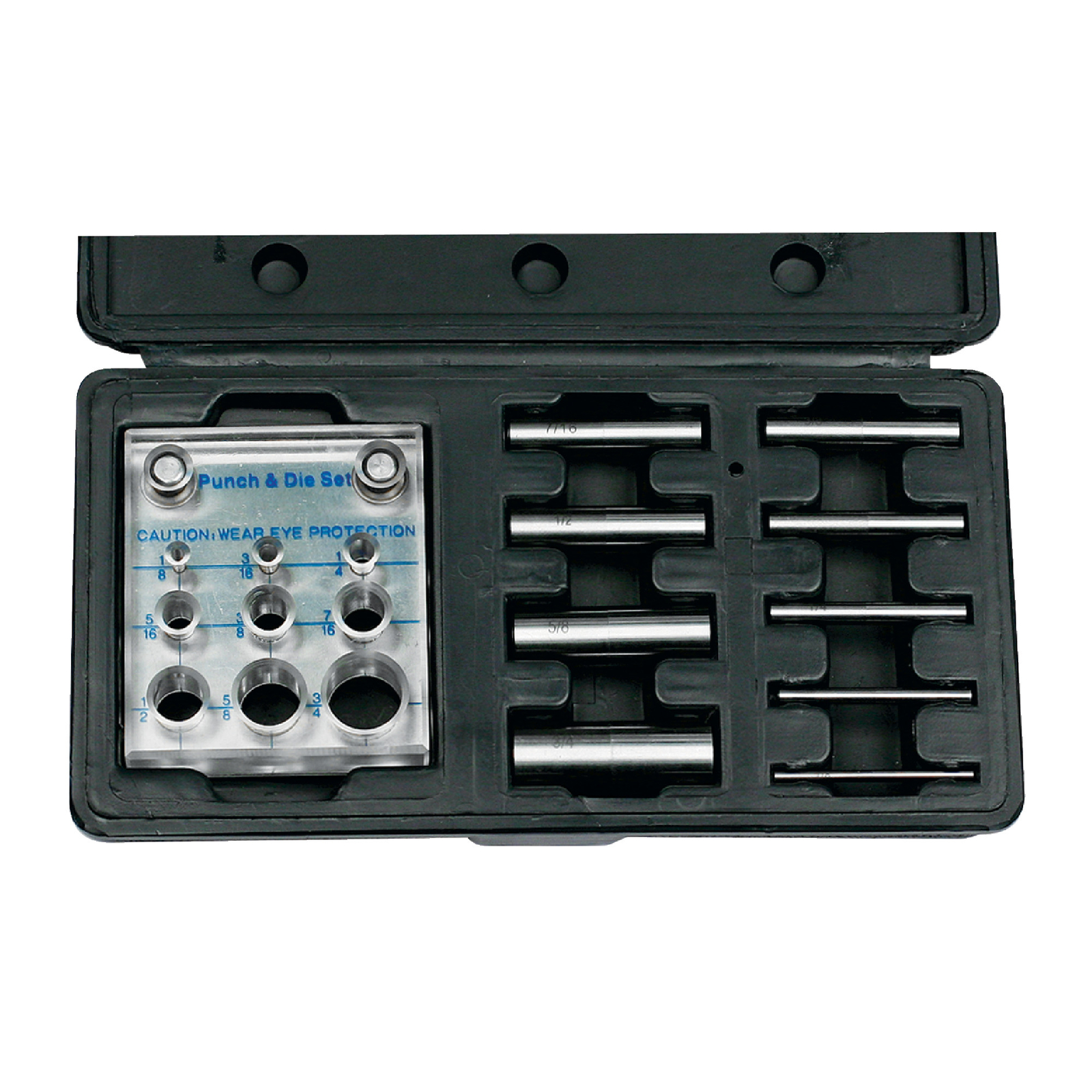 TTC 90105 9 Pc 1/8"-3/4" Punch & Die Set