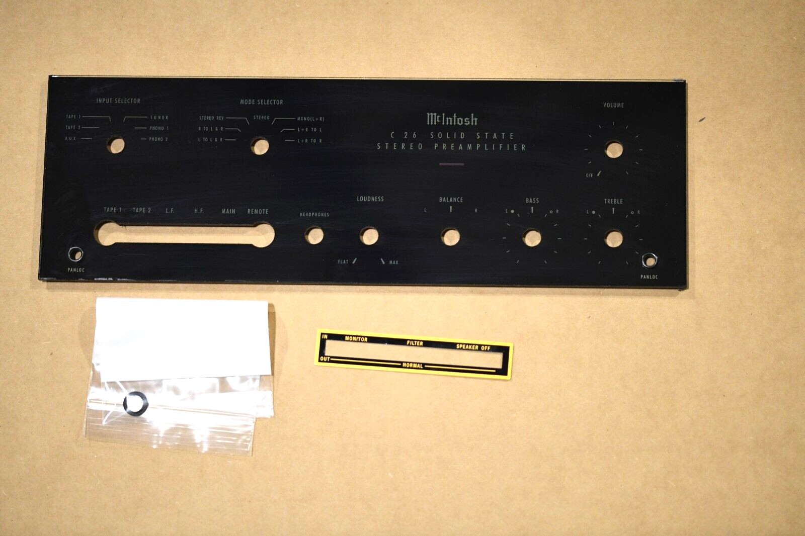 McIntosh C26 glass  original