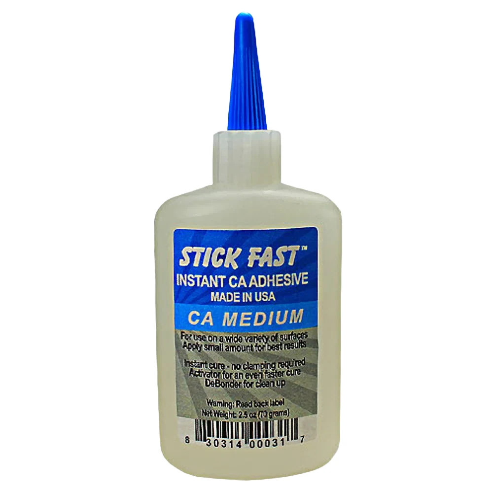 Stick Fast Medium CA Glue, 2.5 Ounce