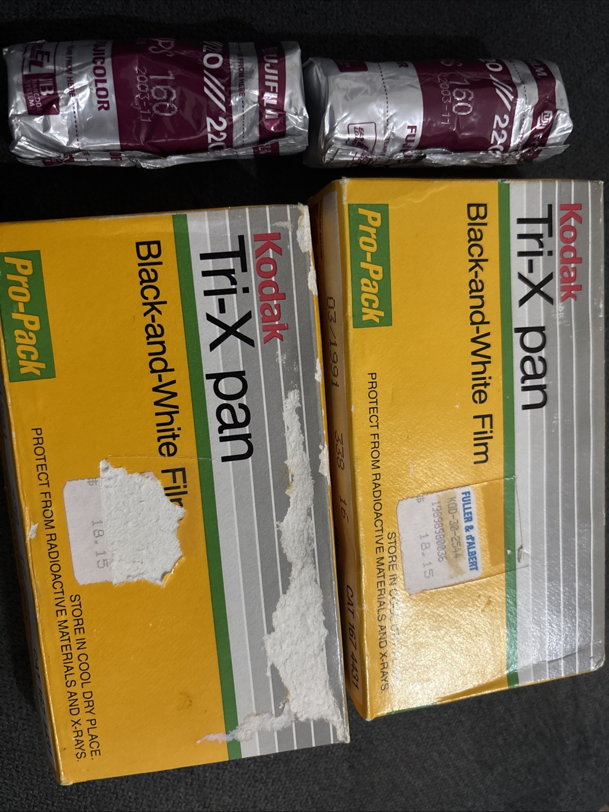 12 Rolls lot Kodak Black & White and nps fuji Film 220 Roll Film
