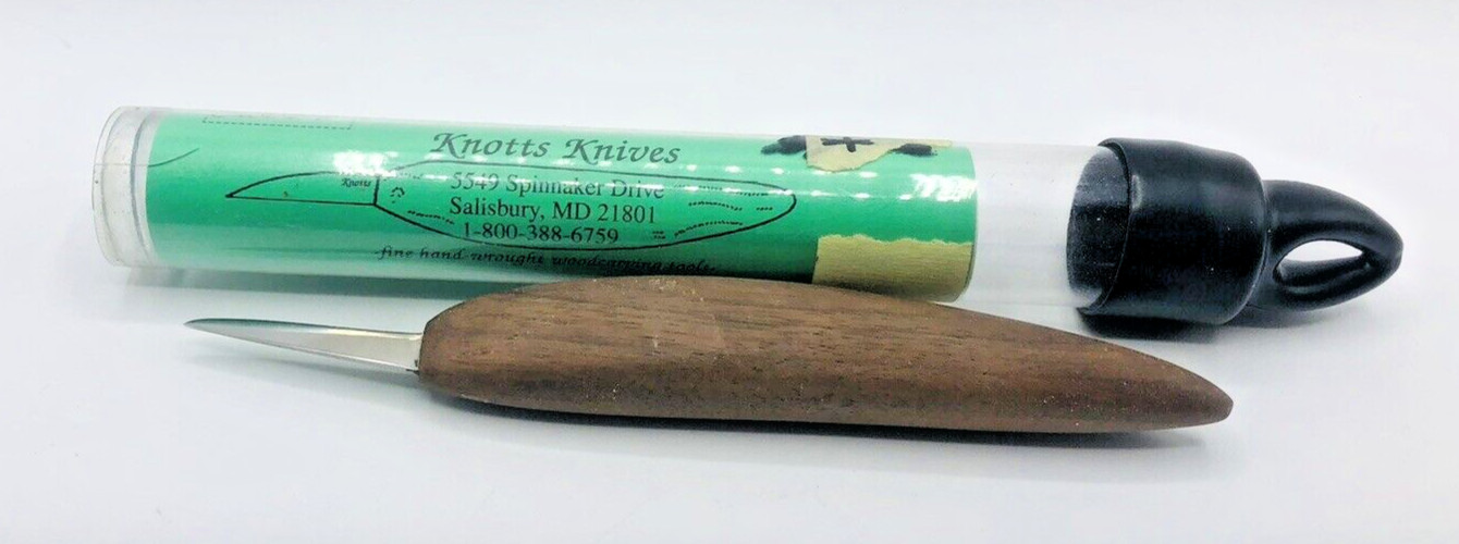 ORIGINAL rare KNOTTS KNIVES WOOD CARVING KNIFE WOODCARVING whittling bird decoy