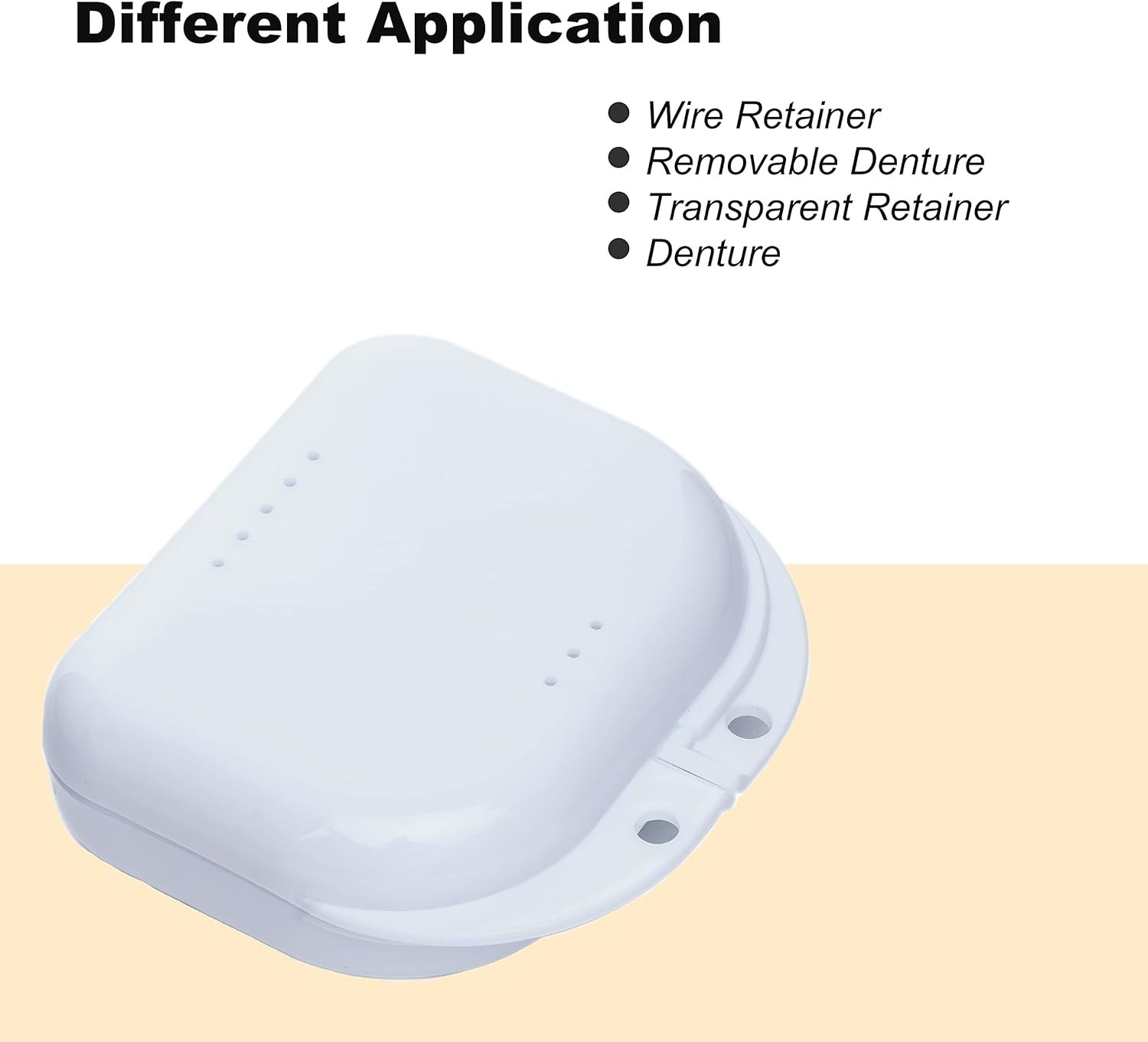 Compact Retainer Cases with Ventilation - Lightweight and Stylish Storage