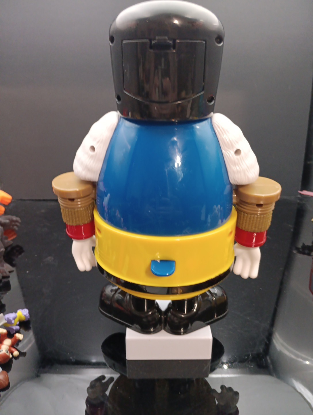 M&M Nutcracker Candy Dispenser Blue 10" Free Shipping! T2315