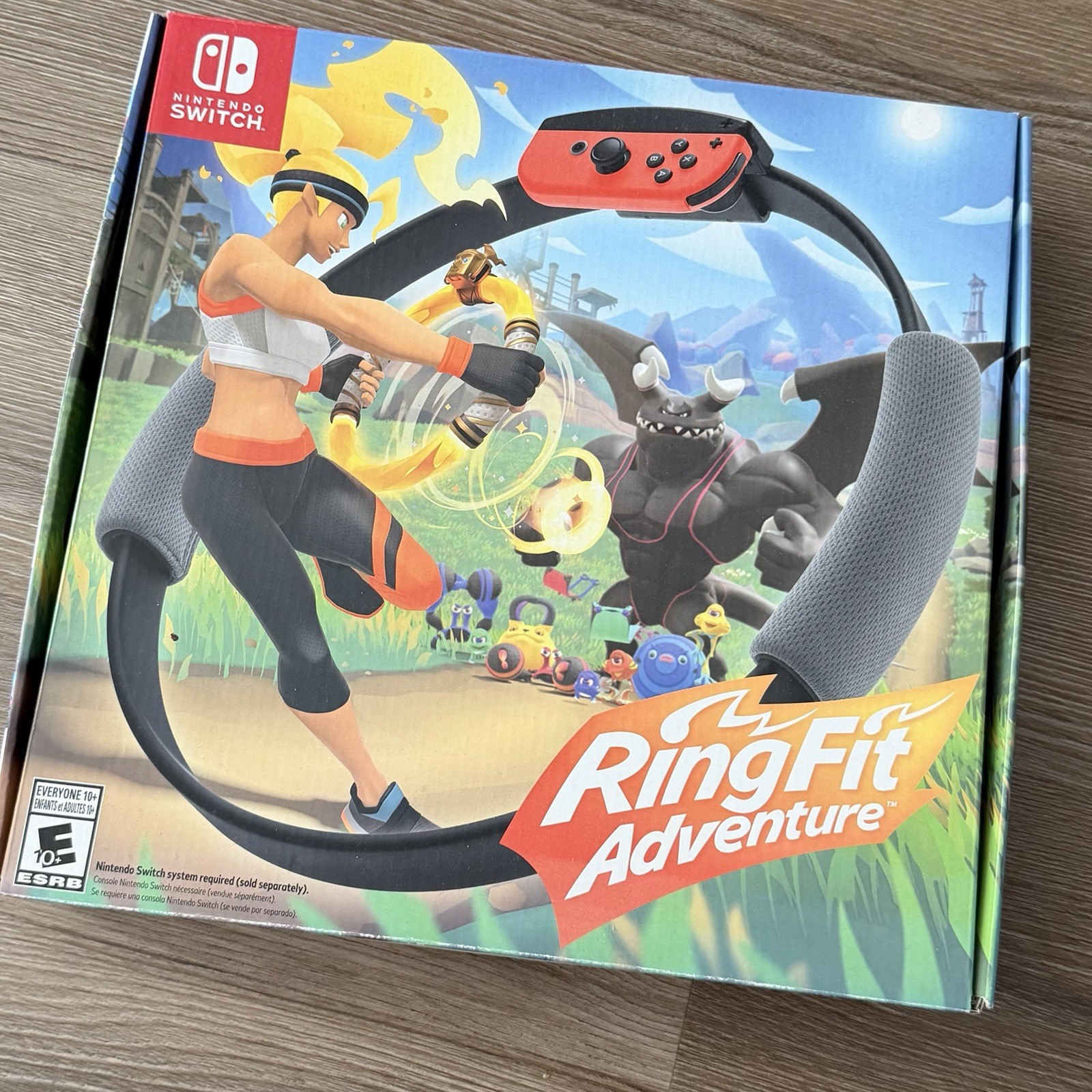 Nintendo Switch Ring Fit Adventure Bundle: Ring-Con, Leg Strap, Game Cartridge