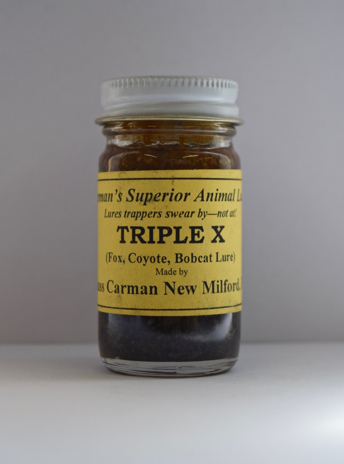 Carman's "Triple X" Lure 1 Oz Traps Trapping Bait Fox Coyote Nuisance Control