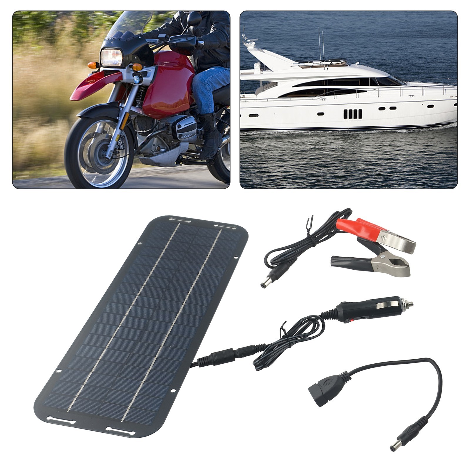 Ample Sunlight 60W Solar Panel Built-in Blocking Diodes No Maintenance Required