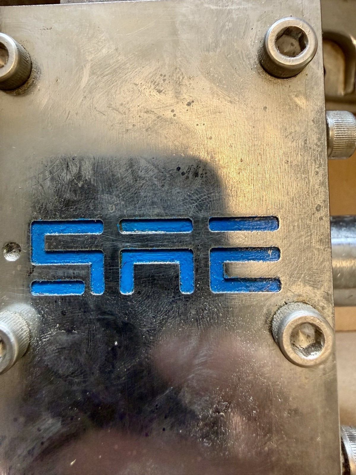 Solid Stainless Steel Arbor Press w Retract Spring