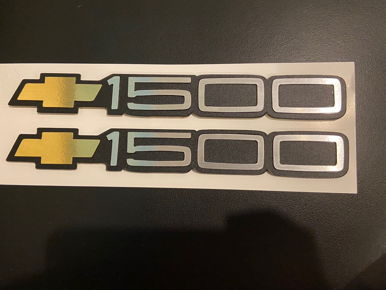 1993-1998 CHEVY 1500 DOOR EMBLEMS FOR CHEVROLET SILVERADO TAHOE TRUCKS SET OF 2