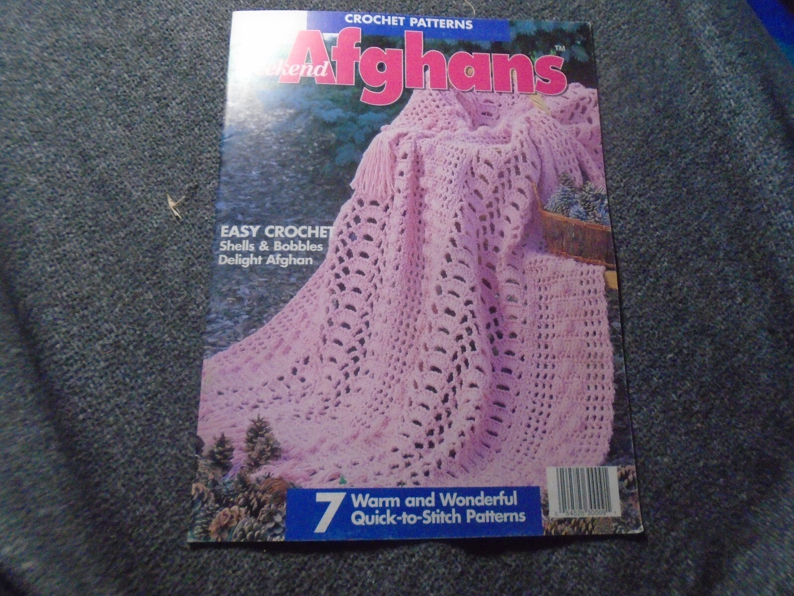 Weekend Afghans Crochet Pattern Booklet by House of White Birches 7 Projects