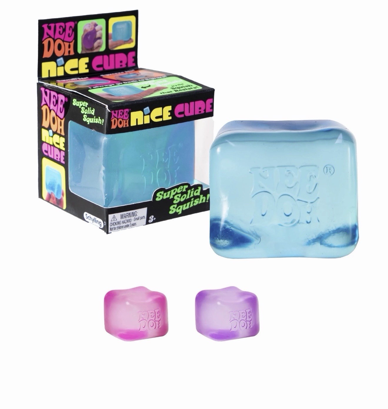 nee doh nice cube - receive a random color ( pink,blue,purple)