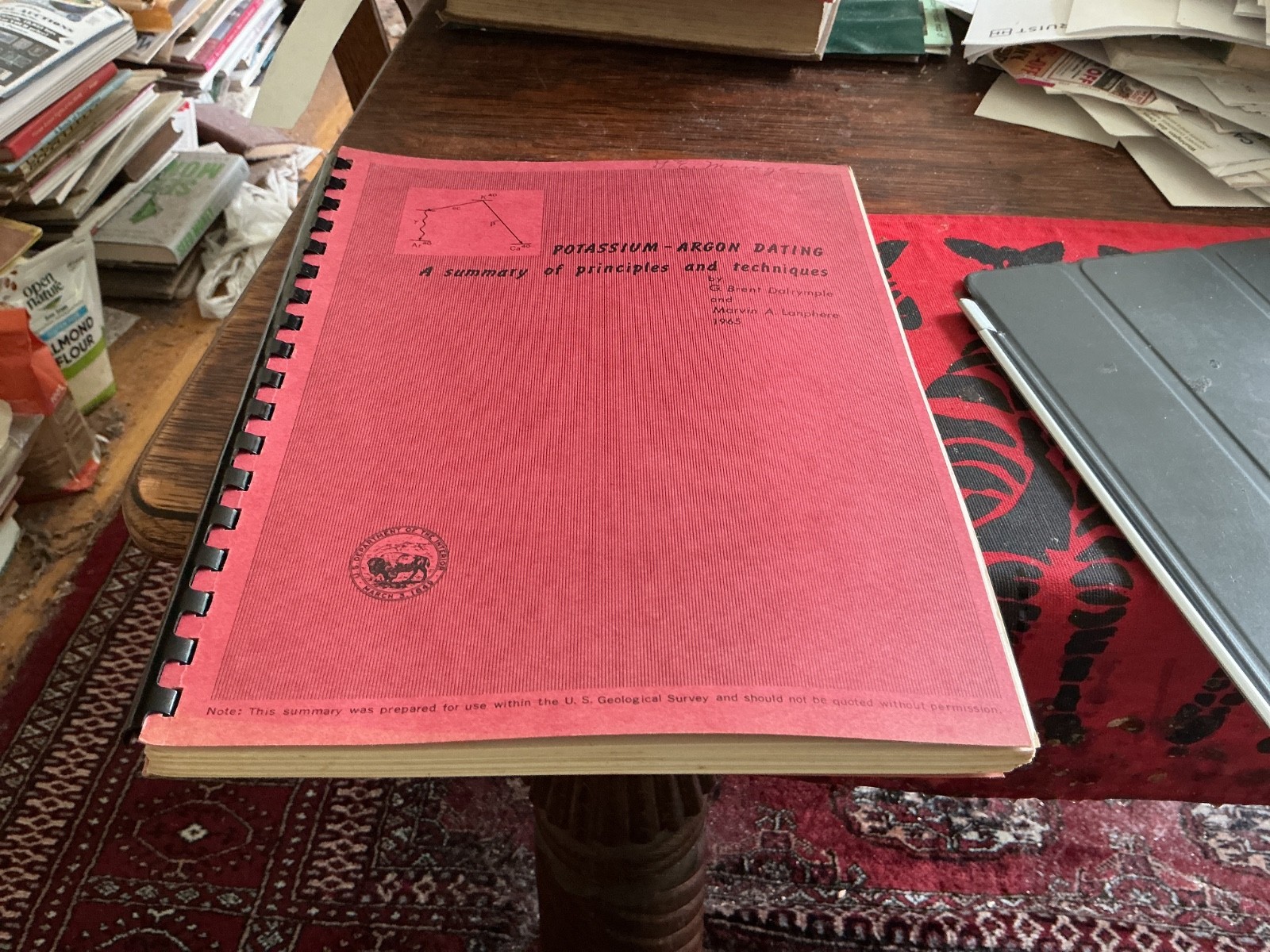 Potassium-Argon Dating: A Summary of Principles & Techniques, USGS 1965