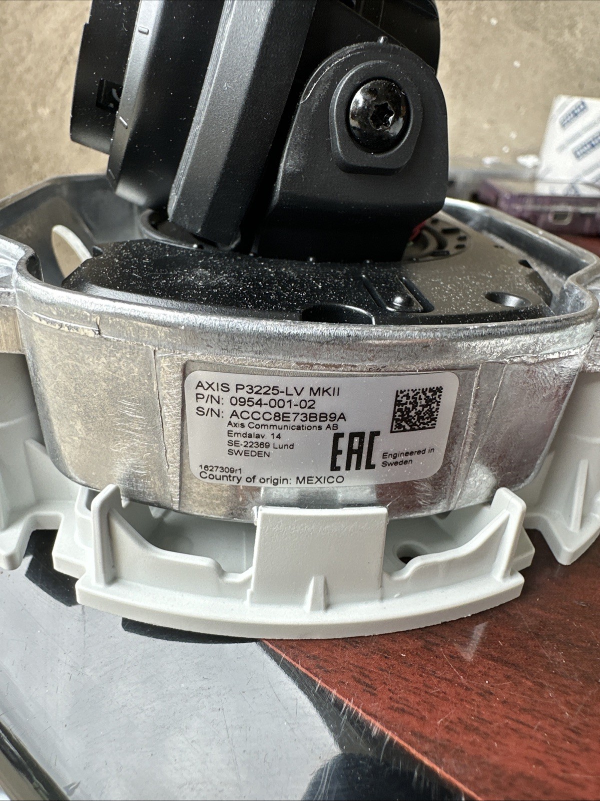Axis P3225-LV MKII 1080P IR Network IP Dome Camera. USED! Factory Default!