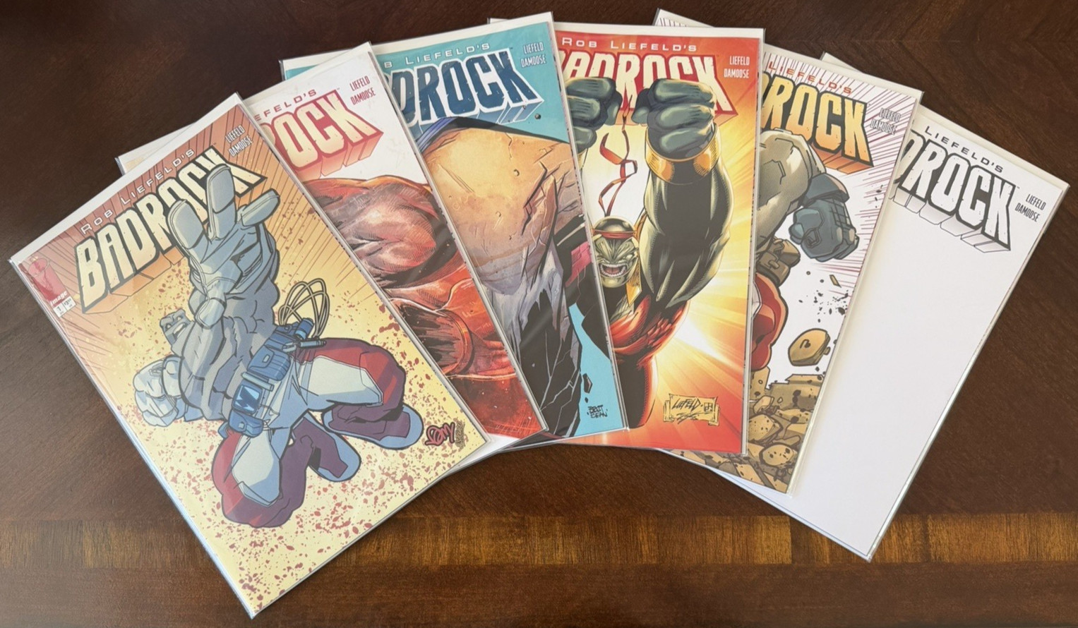 BADROCK #1 Cover Select: CVR A, B, C, D, E, F (Blank Sketch)-First Print