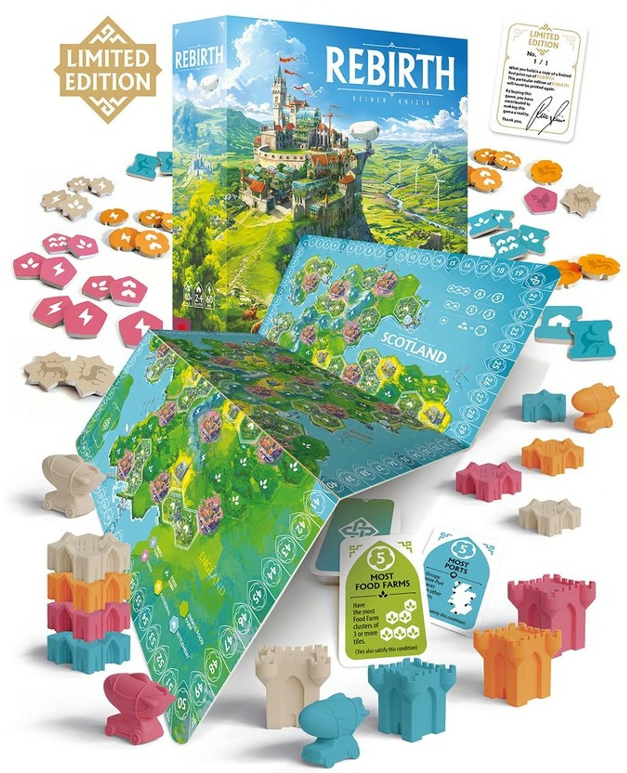 Rebirth Limited Kickstarter Edition Board Game