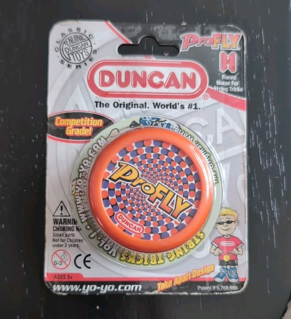 Duncan ProFly Yo-Yo 3295PY Orange Pro Fly Yo Yo Competition Grade 2007 NOS