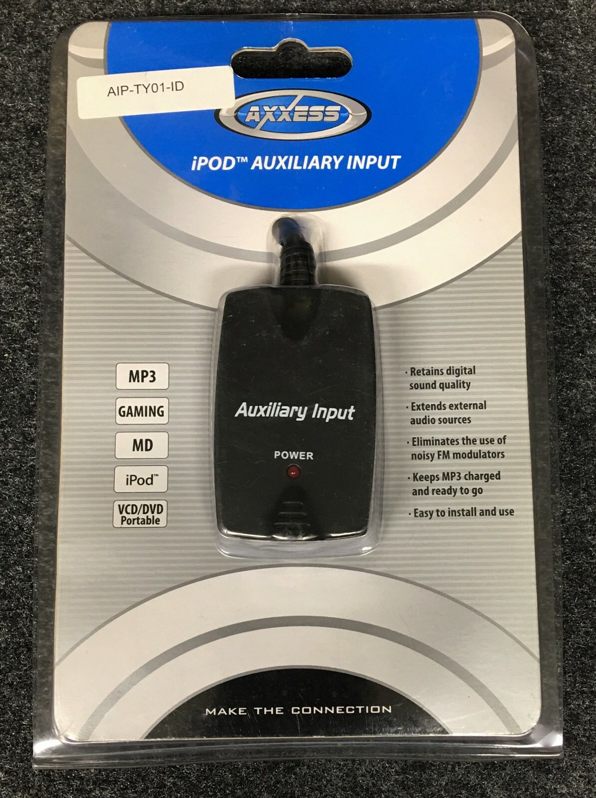 AXXESS AIP-TY01-ID Auxiliary Input Connects iPOD to Factory Radio