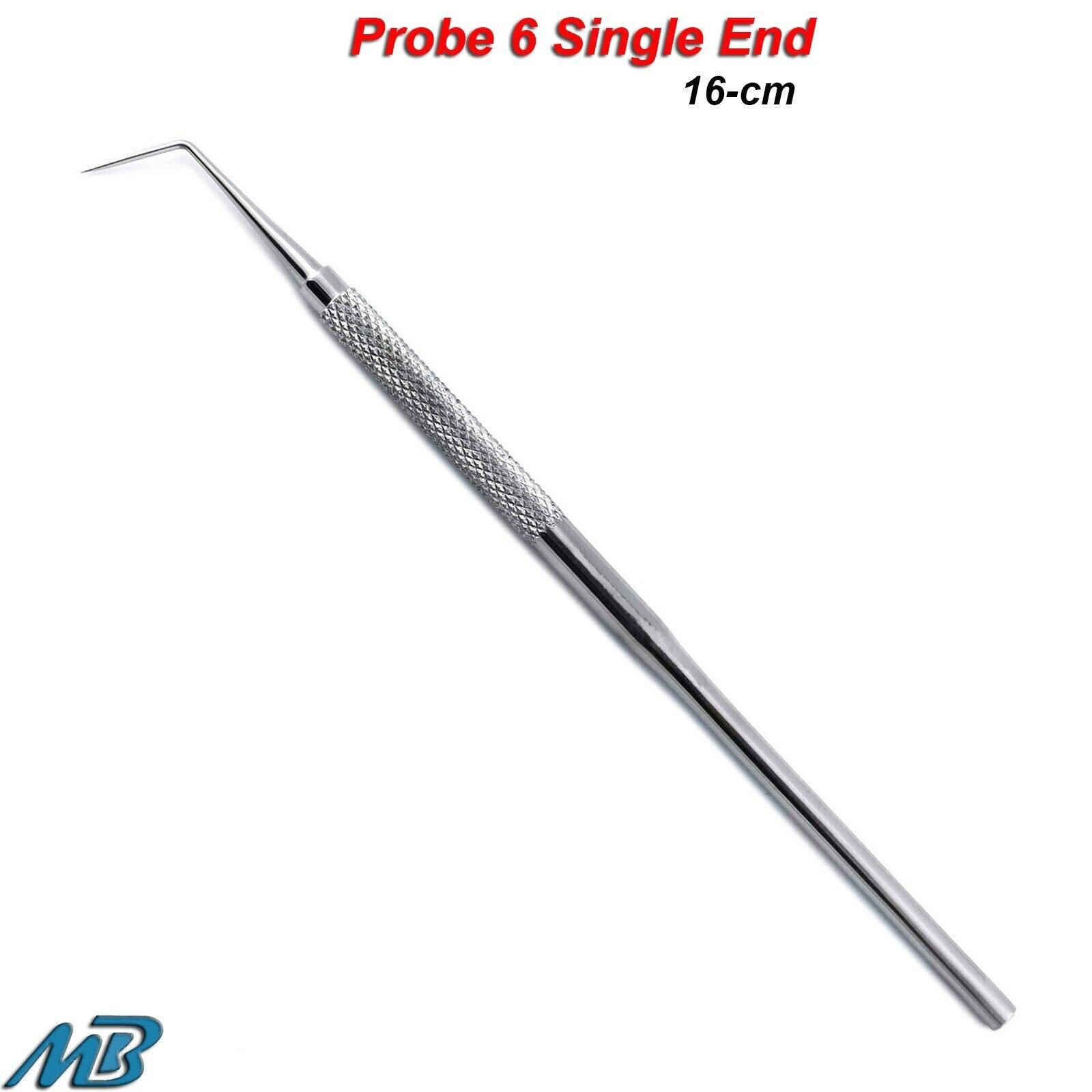 Dental Probe 6 Scraper Cleaning Dentist Pick Diagnostic Hygiene Instruments CE