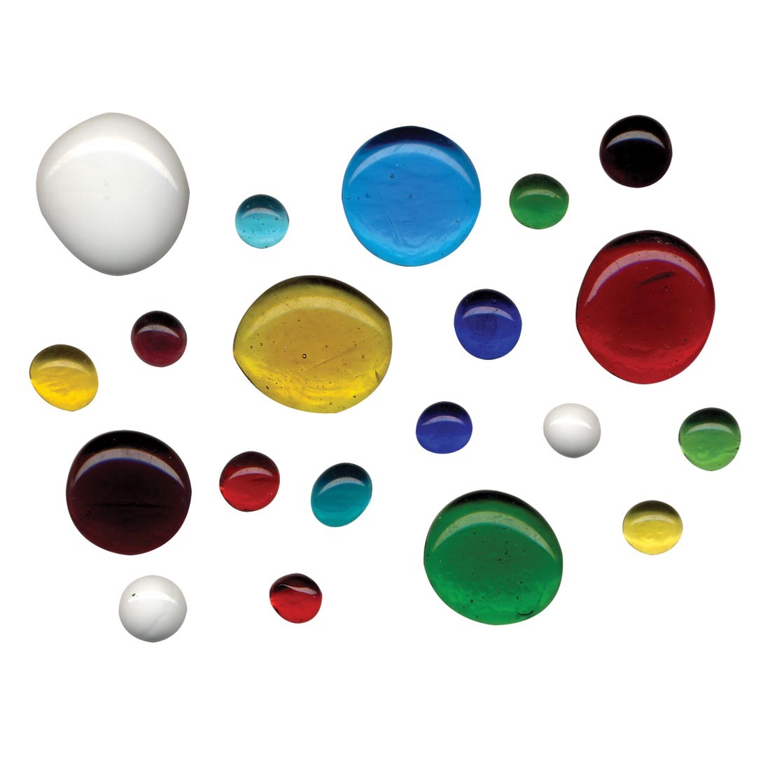 Jennifer's Mosaics Colored Glass Gems 3 lb. Assortment
